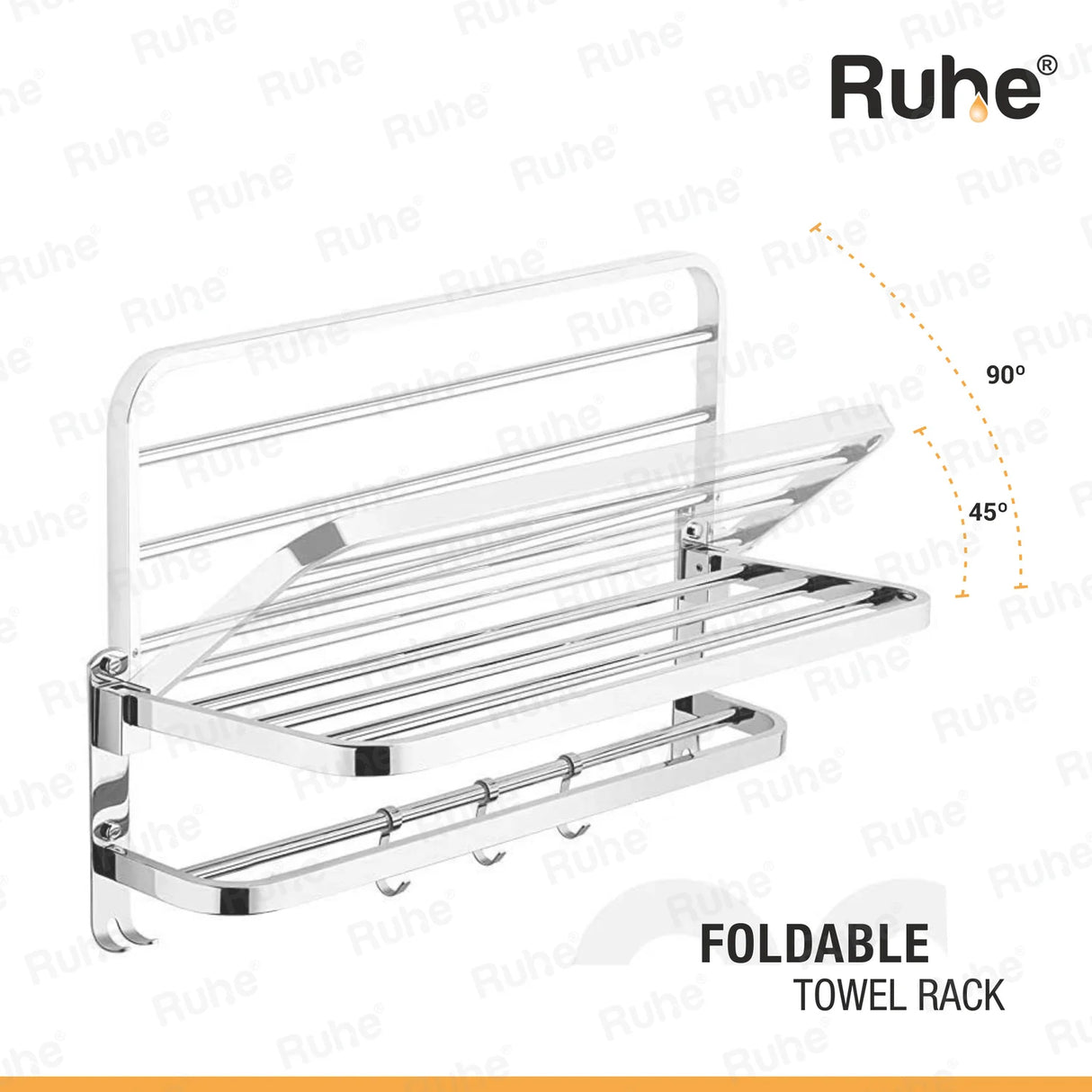 Dual Foldable Towel Rack (24 Inches) - by Ruhe®