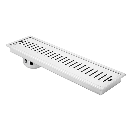 Vertical Shower Drain Channel (32 x 4 Inches) with Cockroach Trap (304 Grade)