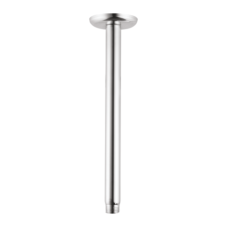 Round Ceiling Shower Arm (8 Inches) with Flange