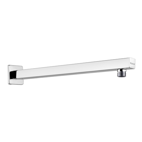 Square 304-Grade Shower Arm (24 Inches) with Flange