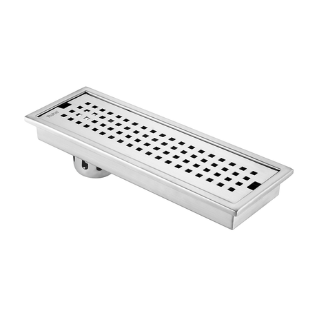 Palo Shower Drain Channel (18 x 5 Inches) with Cockroach Trap (304 Grade)