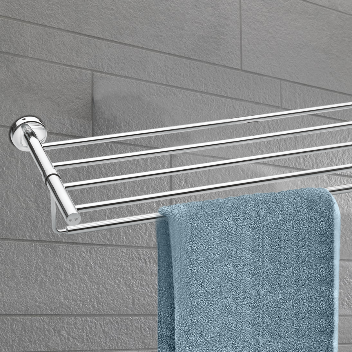 Round Stainless- Steel Towel Rack (24 inches) 3