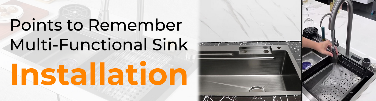 Points to Remember for Multi-Functional Sink Installation