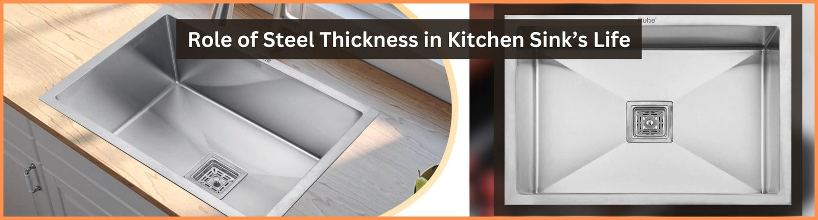 Role of Steel Thickness in Kitchen Sink’s Life