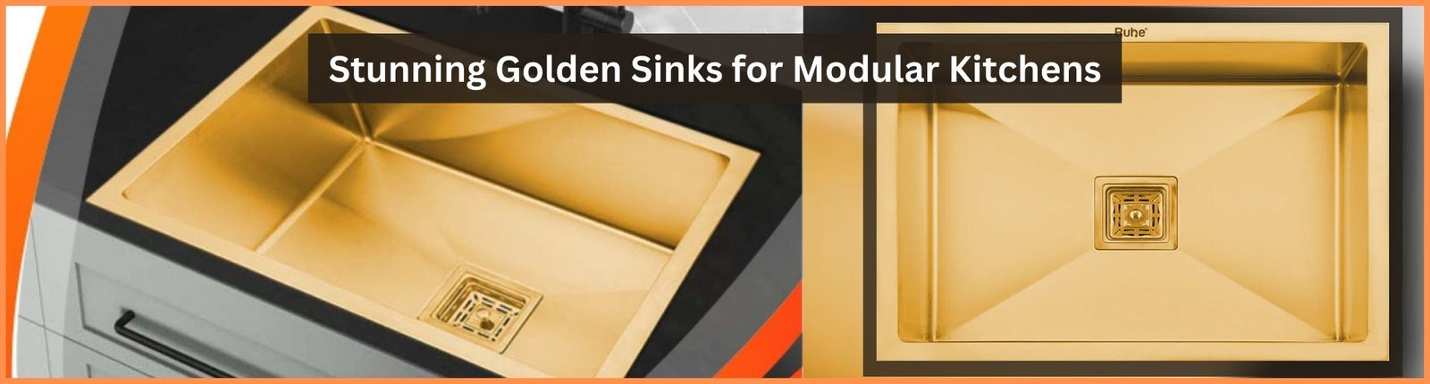 Stunning Golden Sinks for Modular Kitchens: It's Trending!