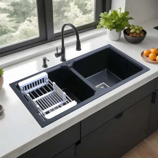 Quartz Double Bowl Kitchen Sinks