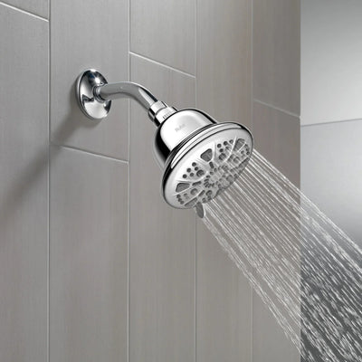 Elegant ABS Multi Flow Overhead Shower Filter for Hard Water (5 Inches) – Chrome