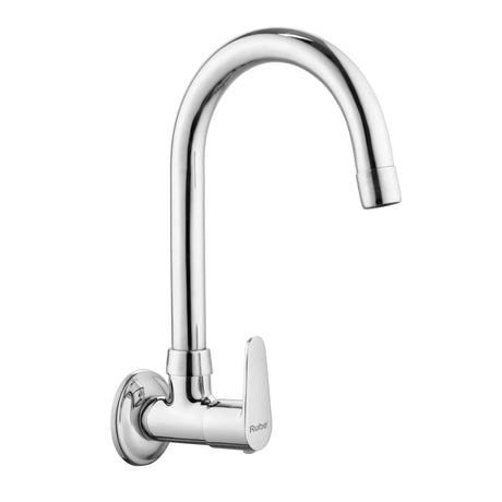 Eclipse Wall Mount Kitchen Sink Tap with Swivel Spout