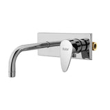 Eclipse Single Lever Wall-mount Wash Basin Mixer Tap (Complete Set) - by Ruhe®