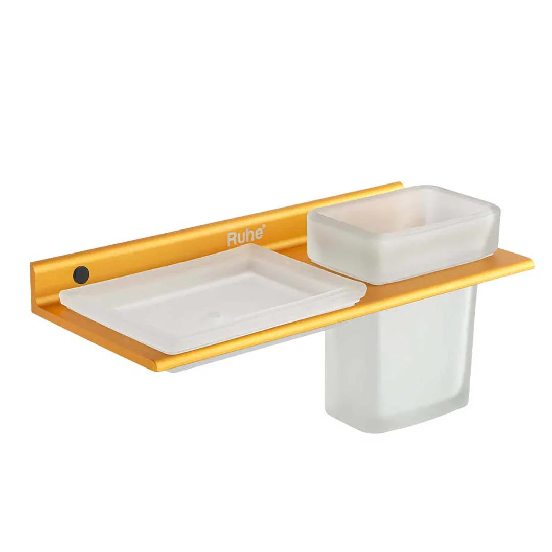 Ember Soap Dish and Tumbler Holder