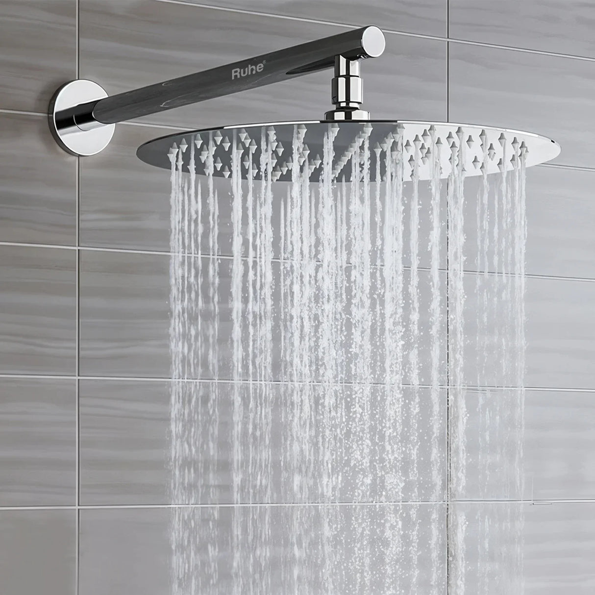 Ultra Sleek 304-Grade SS Overhead Shower (Round)