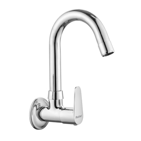 Eclipse Wall Mount Kitchen Sink Tap with Swivel Spout