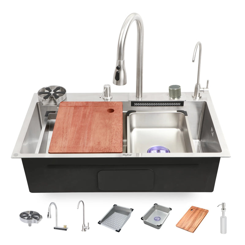Nano Smart Kitchen Sink (30 x 18 x 9 Inches)