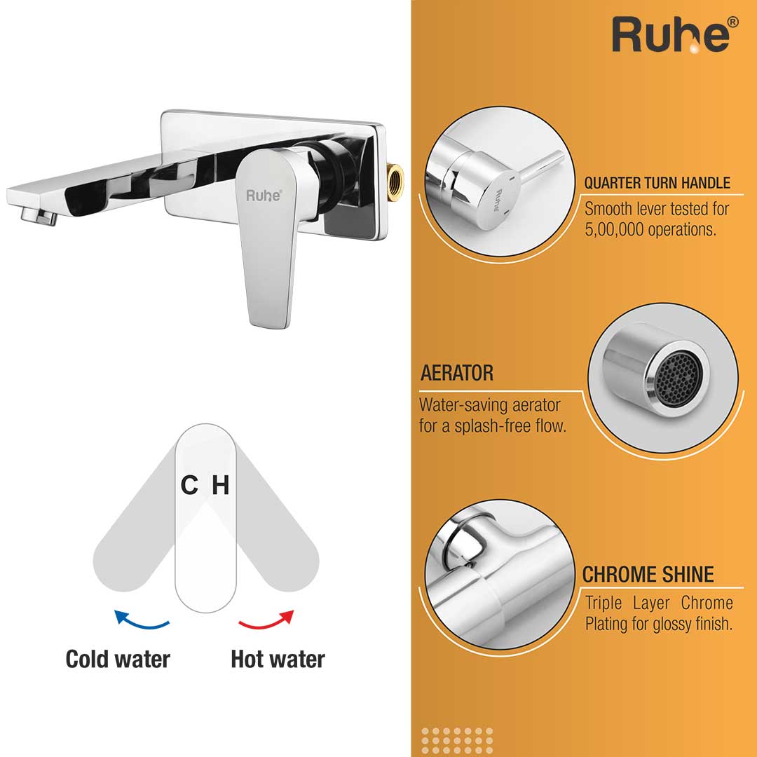 Elixir Wash Basin Mixer Tap Complete Set - by Ruhe®