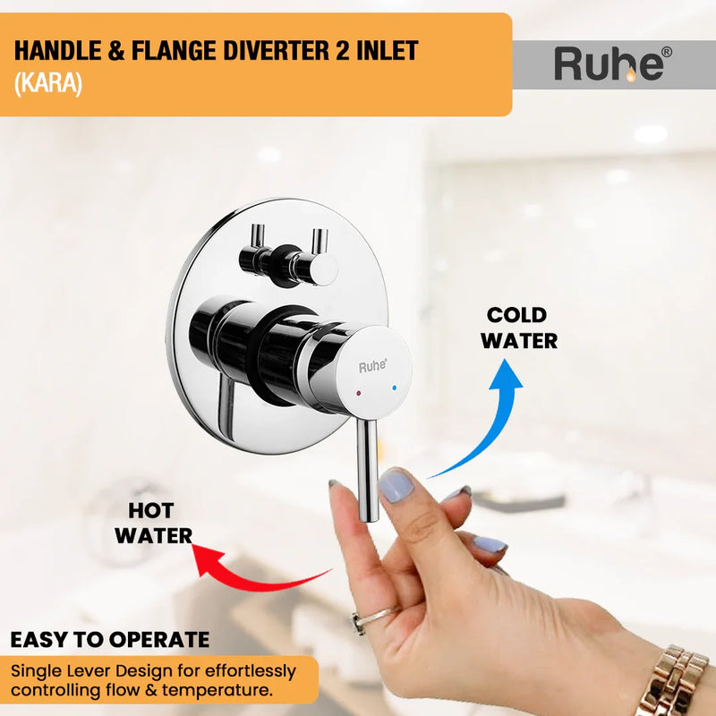 Kara Upper Part for Diverter (Compatible with 2-Inlet Diverters)