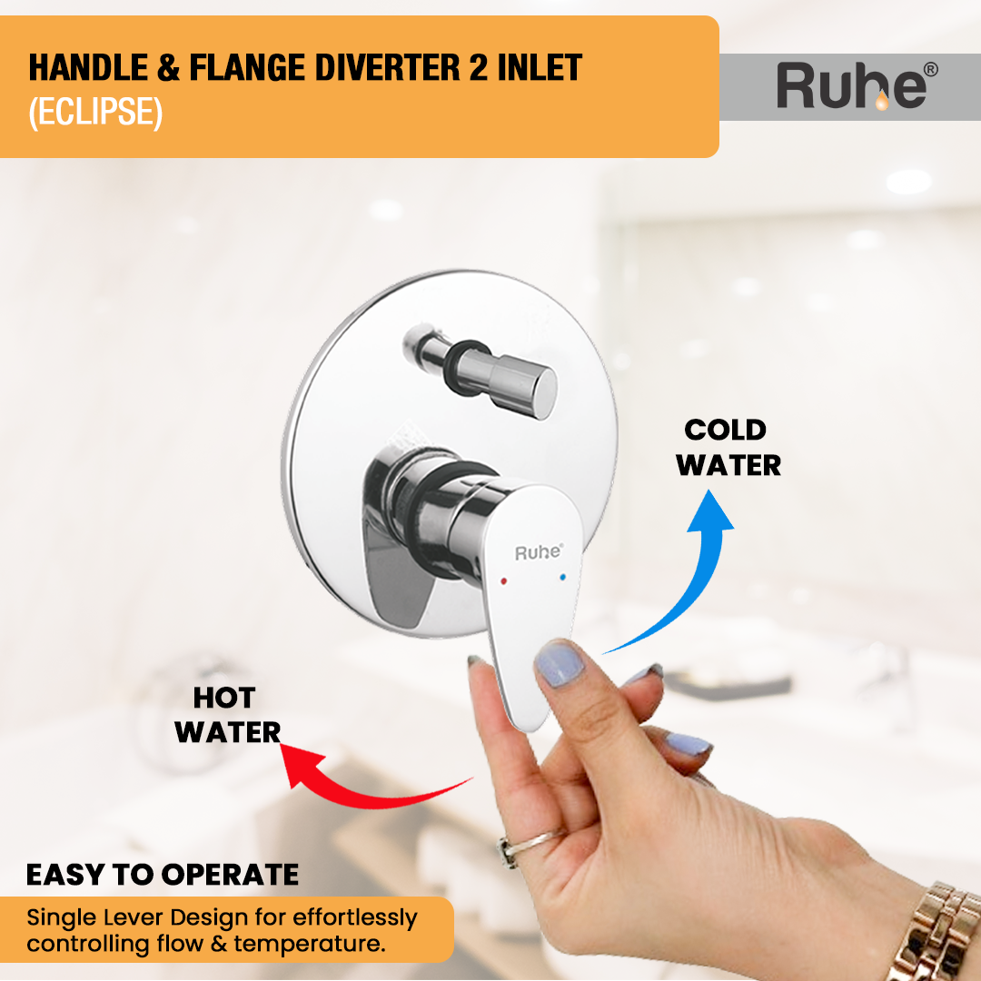 Eclipse Upper Part for Diverter (Compatible with 2-Inlet Diverters) – by Ruhe