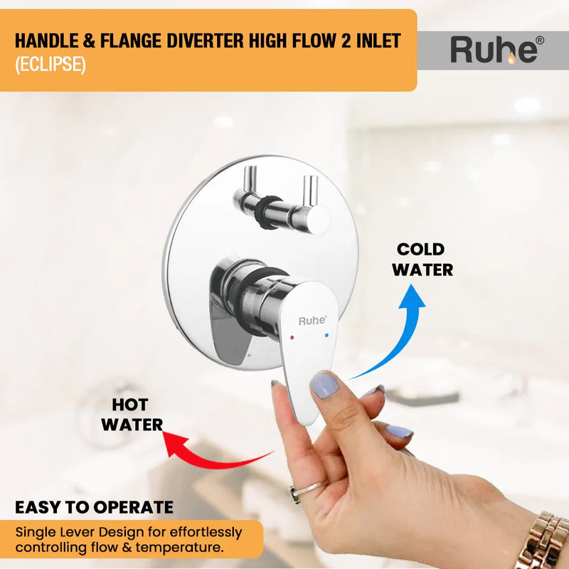 Eclipse Upper Part for Diverter (Compatible with 2-Inlet High Flow & 3-Inlet Diverters)