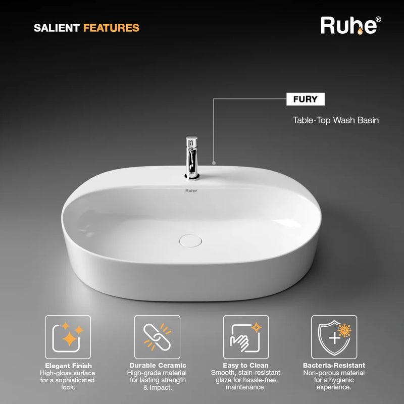 Fury Table Top Wash Basin