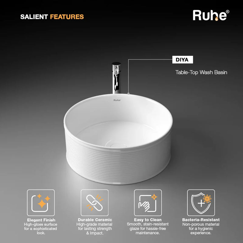 Diya Table-Top Wash Basin