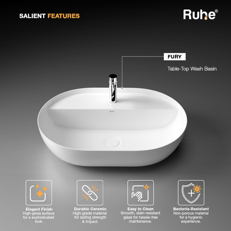 Fury Table Top Wash Basin