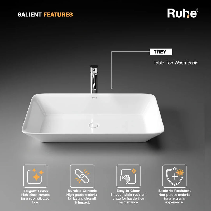 Trey Table Top Wash Basin