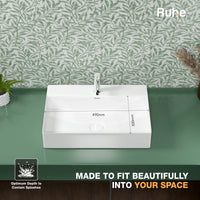 Crux Table Top Wash Basin (depth)