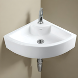 Ara Wall-hung Wash Basin (White) - by Ruhe