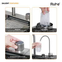 Nano Silver Smart Kitchen Sink (30 x 18 x 9 Inches) Salient Features