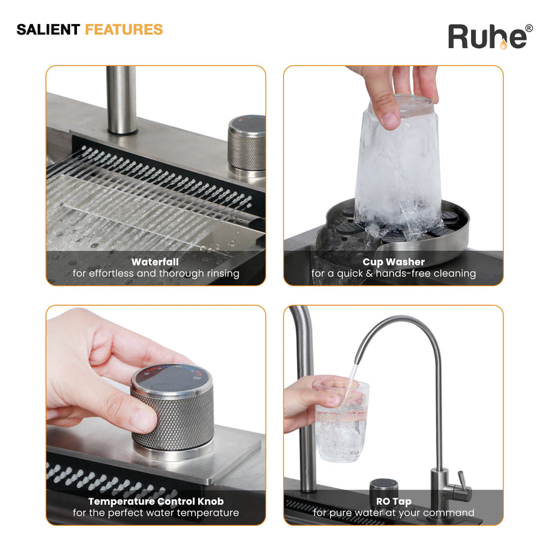 Nano Smart Kitchen Sink (30 x 18 x 9 Inches)
