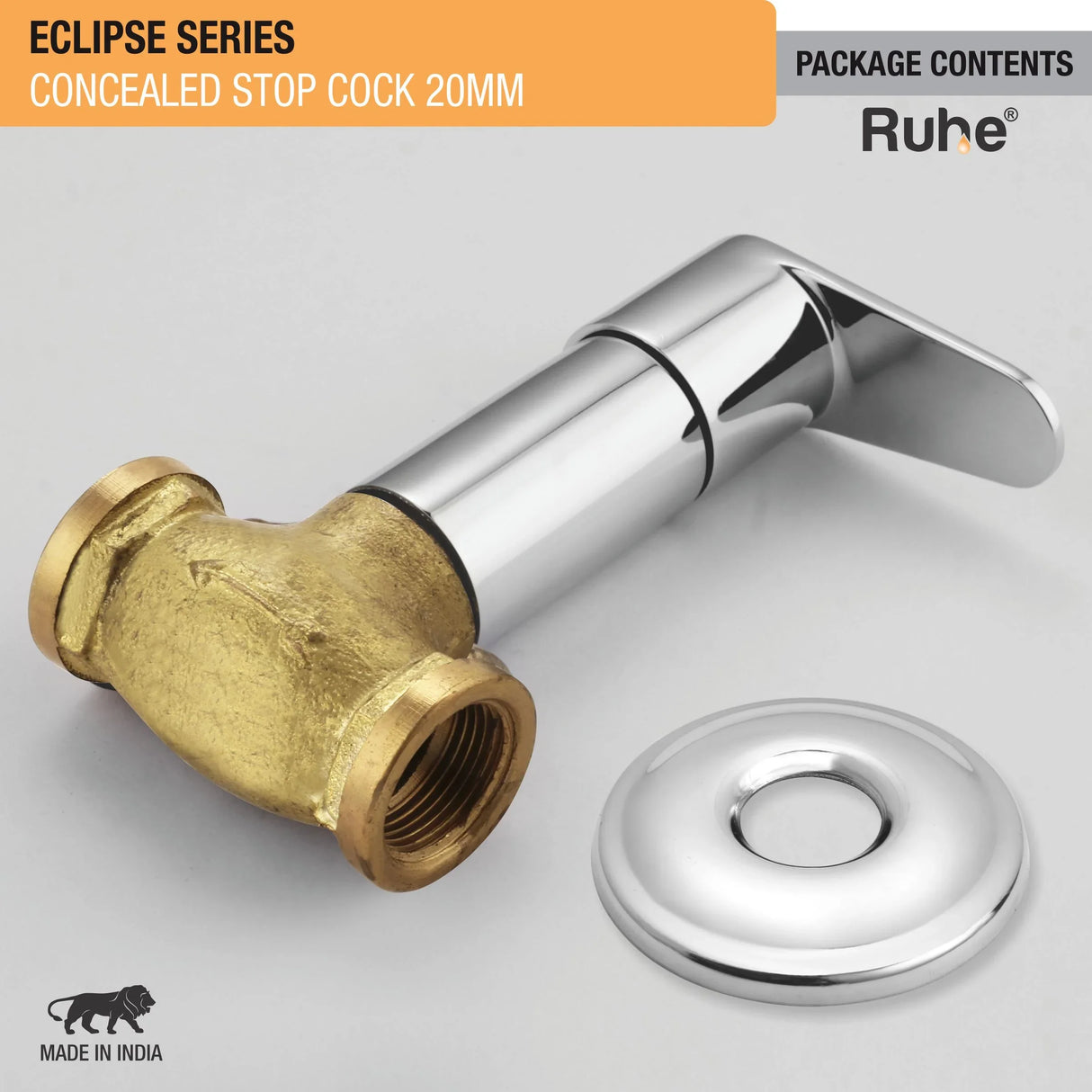 Eclipse Concealed Stop Valve Brass Faucet