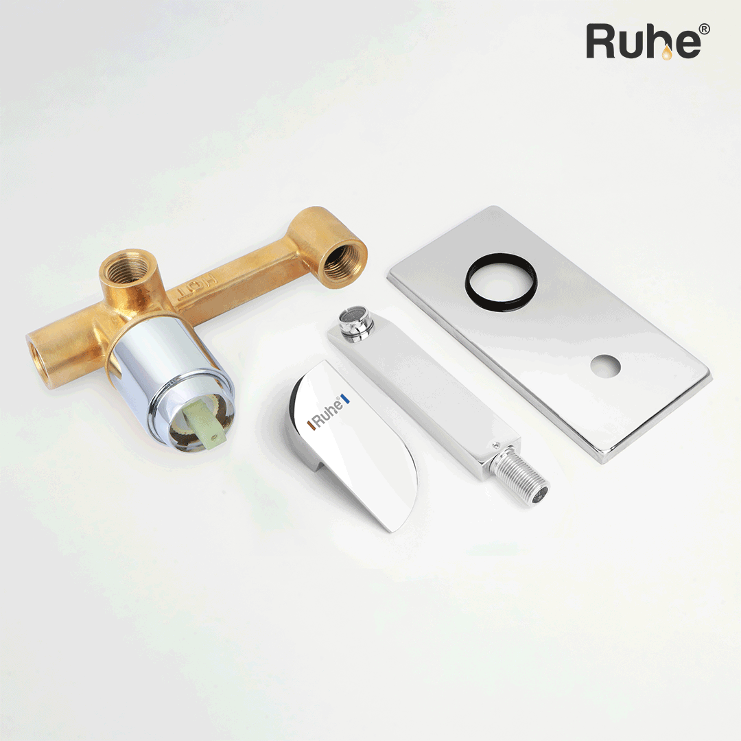 Pristine Single Lever Wall-mount Wash Basin Mixer Tap (Complete Set) - by Ruhe®