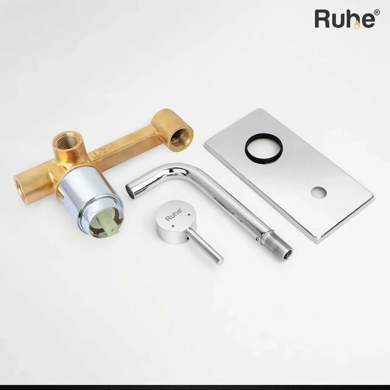 Kara Single Lever Wall-mount Wash Basin Mixer Tap (Complete Set)