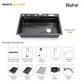 Opera Smart Kitchen Sink (30 x 18 x 9 Inches)