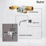 Pavo Wash Basin Mixer Tap Complete Set - by Ruhe®
