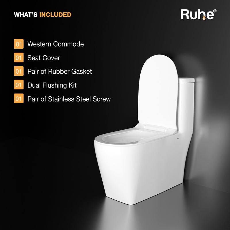 Harp One-Piece Western Commode