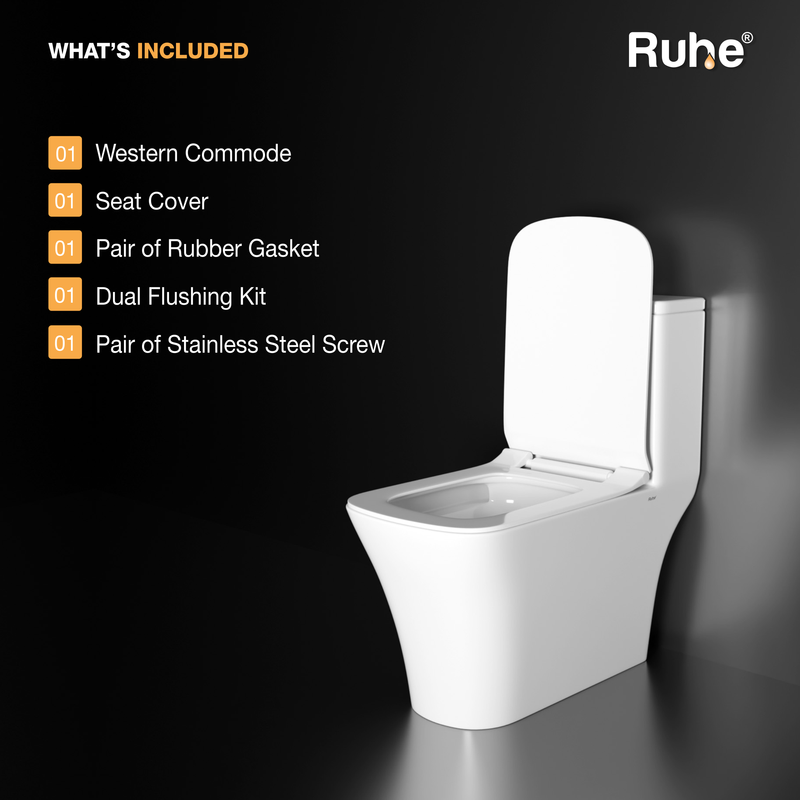 Quro One-Piece Western Commode