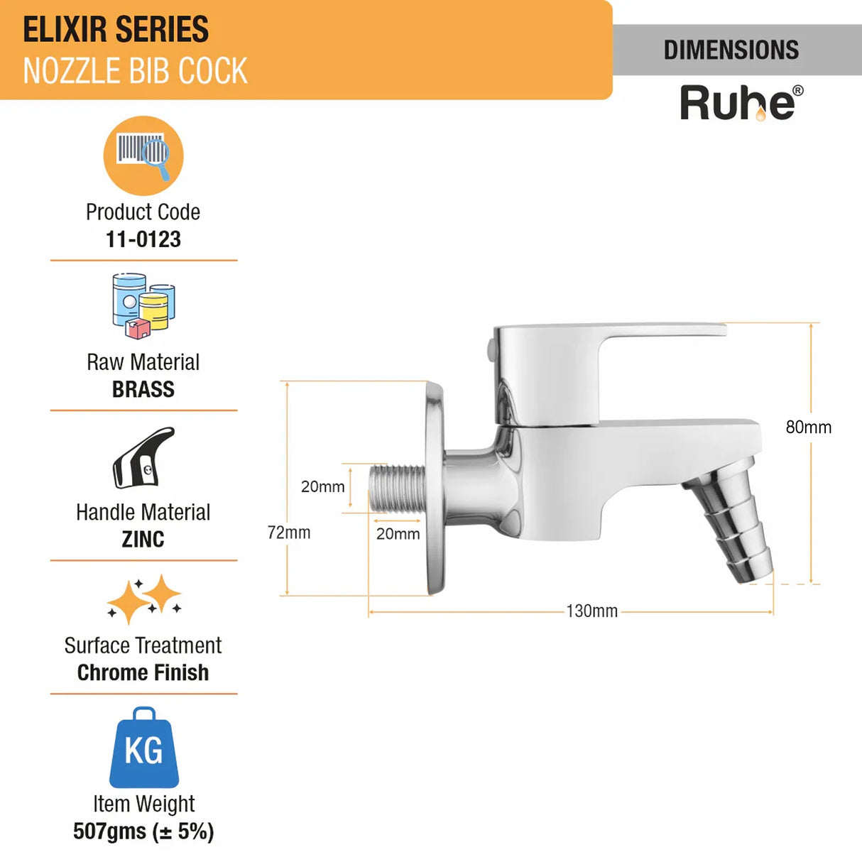 Elixir Nozzle Bib Tap