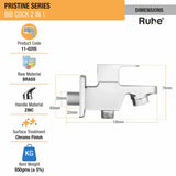 Pristine Two Way Bib Tap