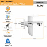 Pristine Two Way Bib Tap (Double Handle)
