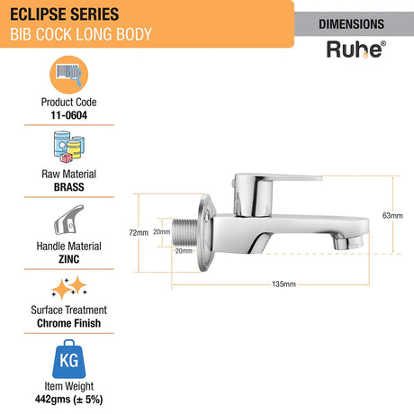 Eclipse Long Body Bib Tap