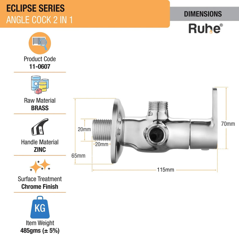 Eclipse Two Way Angle Valve