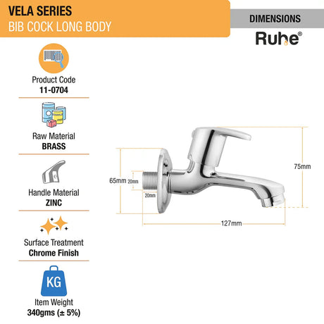 Vela Long Body Bib Tap