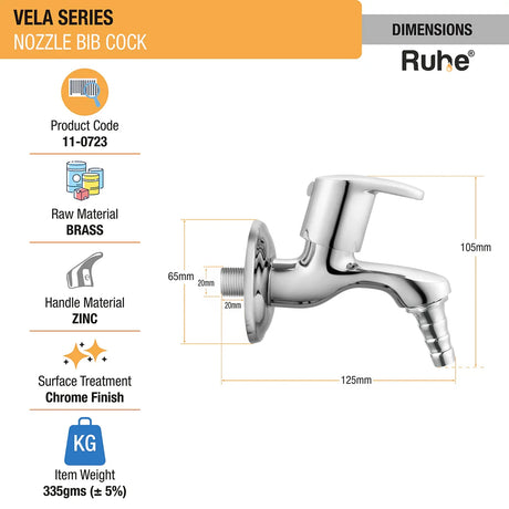 Vela Nozzle Bib Tap