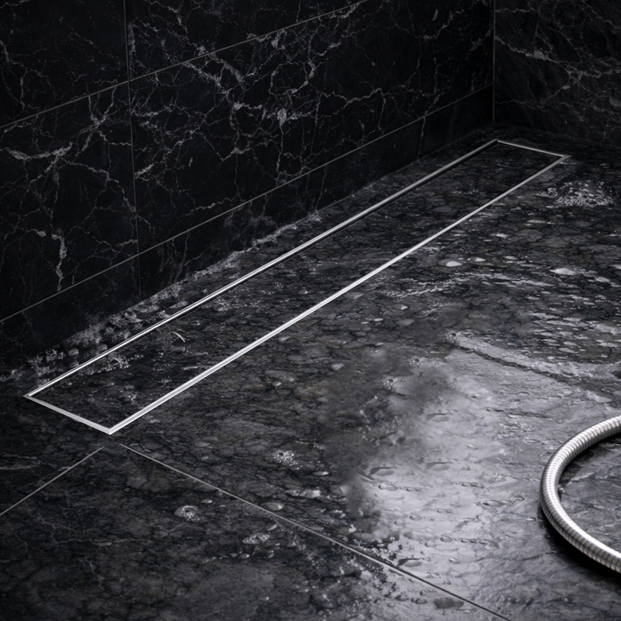 Tile-Insert Shower Drain Channel (3 Inches)