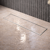 Tile-Insert 304-Grade Shower Drain Channel (3 Inches)