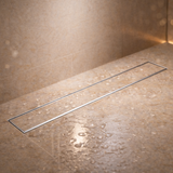 Tile-Insert Shower Drain Channel (4 Inches)