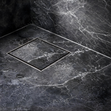 Tile-Insert Shower Drain Channel (6 x 6 Inches)