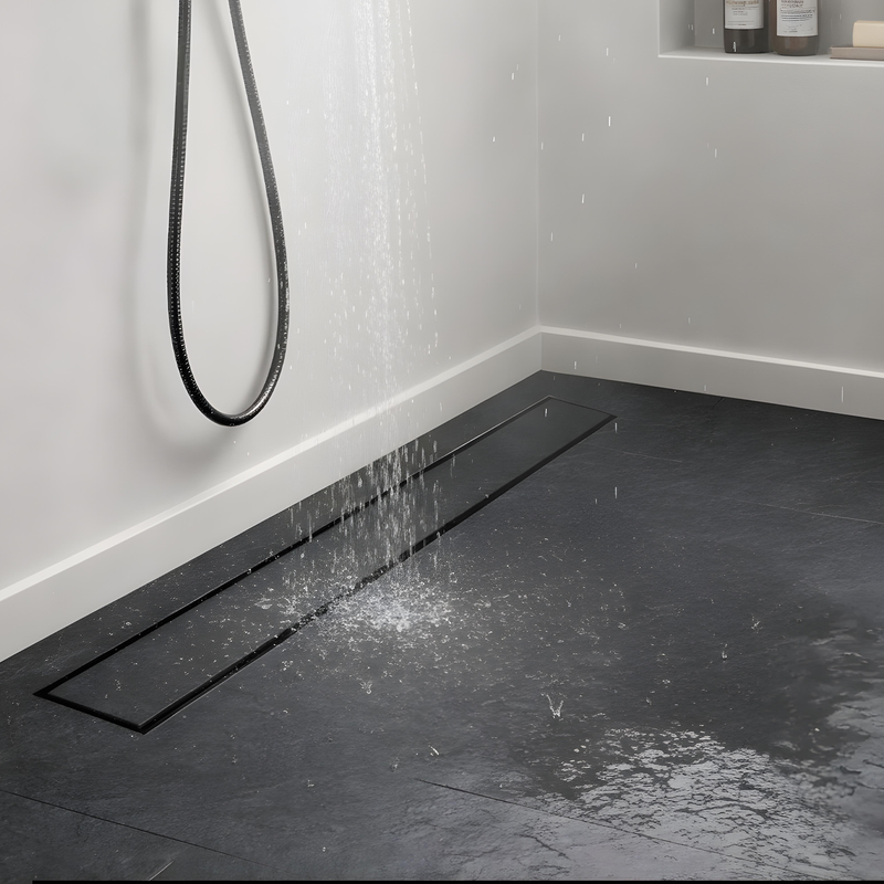Tile-Insert Shower Drain Channel Coloured (4 Inches)