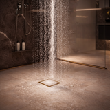 Tile-Insert Shower Drain Channel (5 x 5 Inches)