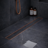 Tile-Insert Shower Drain Channel (4 Inches)